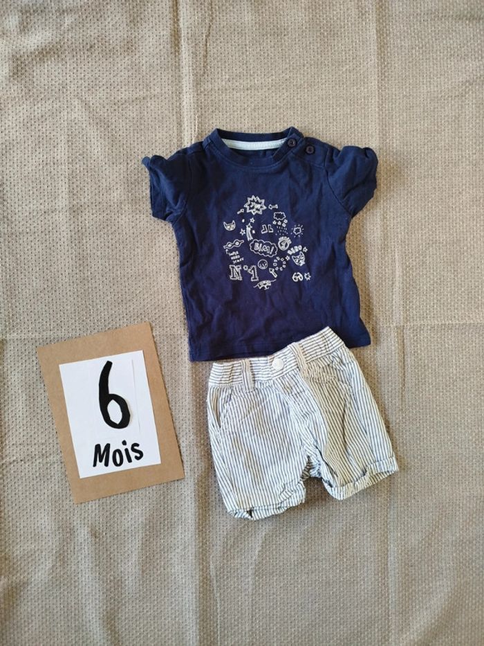 Ensemble short tee shirt - photo numéro 2