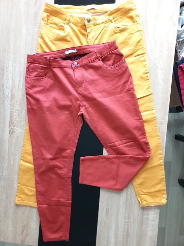 Lot de 2 pantalons femme T46