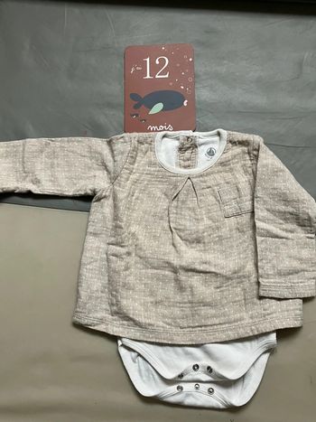 Barboteuse hiver manche longue bébé fille