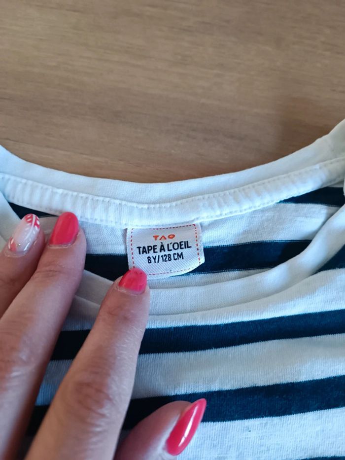 T-shirt 8A - photo numéro 3