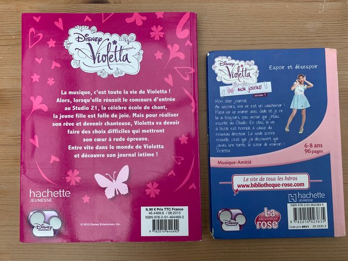 Lot 2 livres Violetta - Disney - photo numéro 2