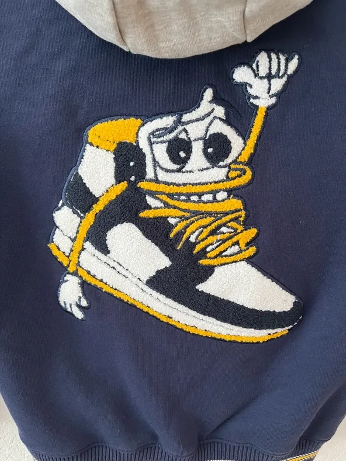 Veste à capuche garçon Happy Boy – La Fabrique des Garçons (8 ans) - photo numéro 3