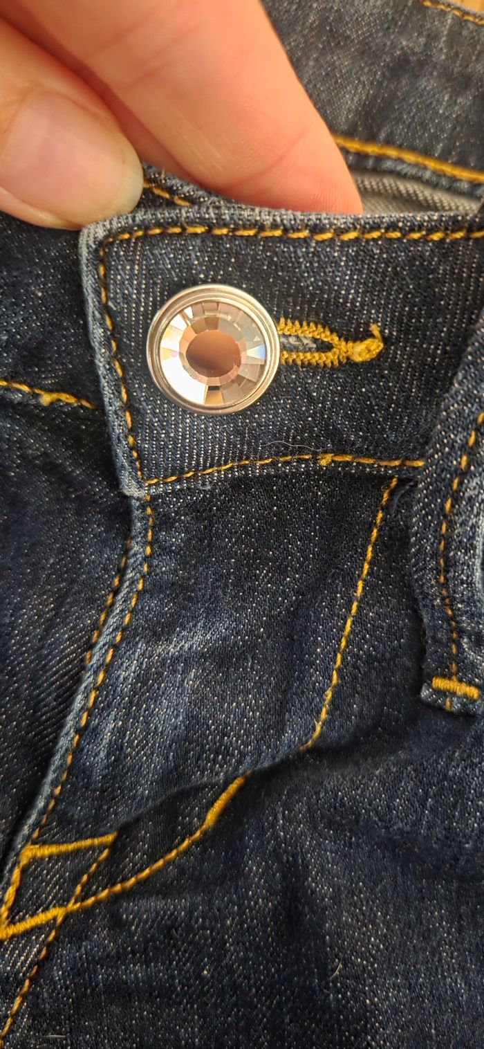 Jean Fornarina Bayley 👖 taille 28 / 36-38 – coupe slim bootcut – denim foncé – excellent état - photo numéro 7