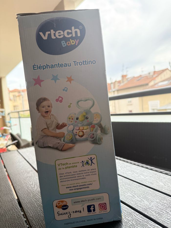 VTech - trottinon elephant- lnteractiive walking walker french version - photo numéro 5