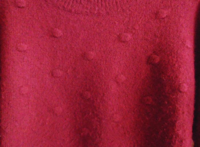 Pull femme, taille XL, rouge bordeaux/prune, chaud, doux - photo numéro 4