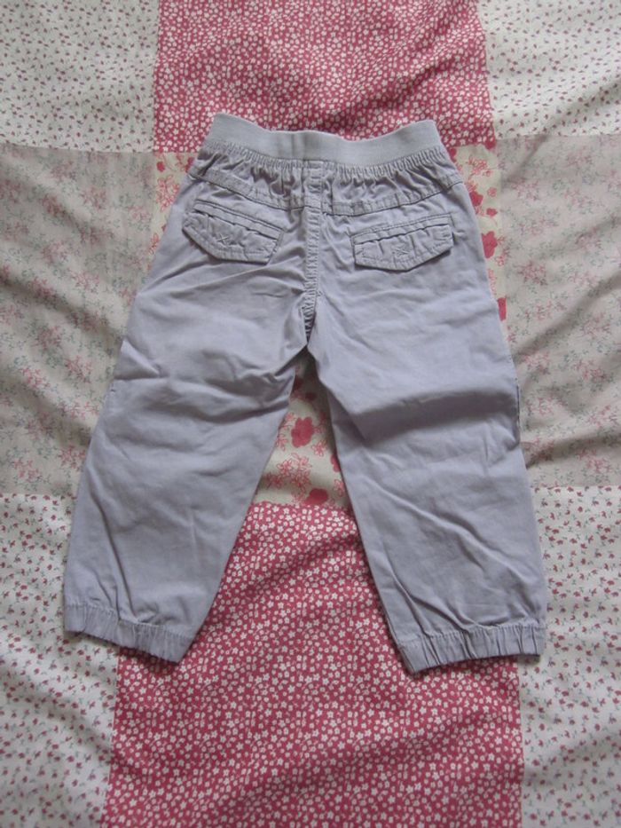 Pantalon en toile gris 36 mois - photo numéro 2