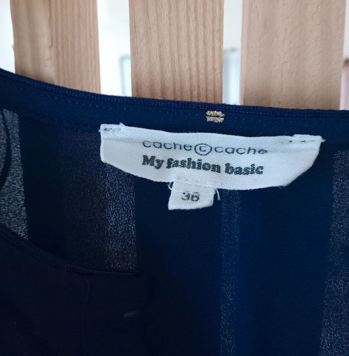 Blouse t.36 Cache Cache 💙🌼 - photo numéro 4