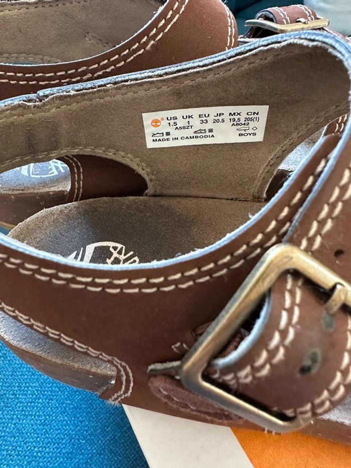 Sandales Timberland marron chocolat 33 - photo numéro 5