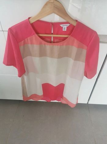 Tunique Calvin Klein Corail taille 38 neuve