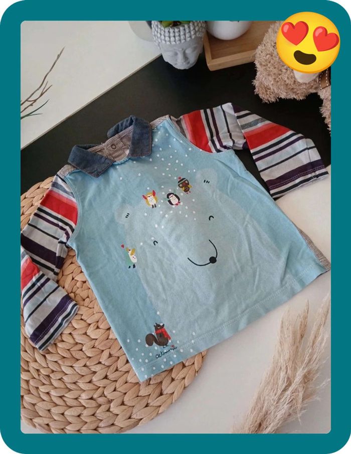 Polo Catimini Bébé garçon Taille 18 Mois🌿🦁 - photo numéro 2