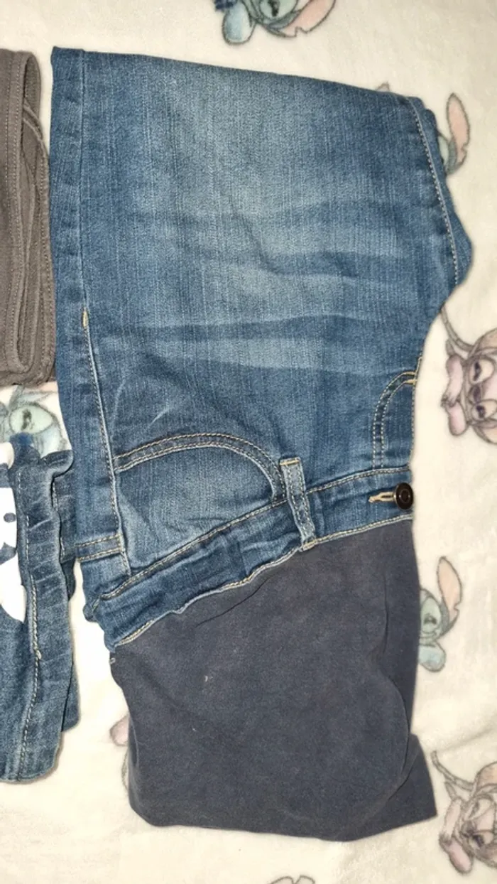 Lot pantalon de grossesse taille 36 en bon état - photo numéro 19