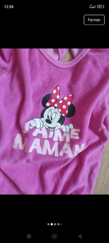 Pyjama fille Disney Minnie 18 mois