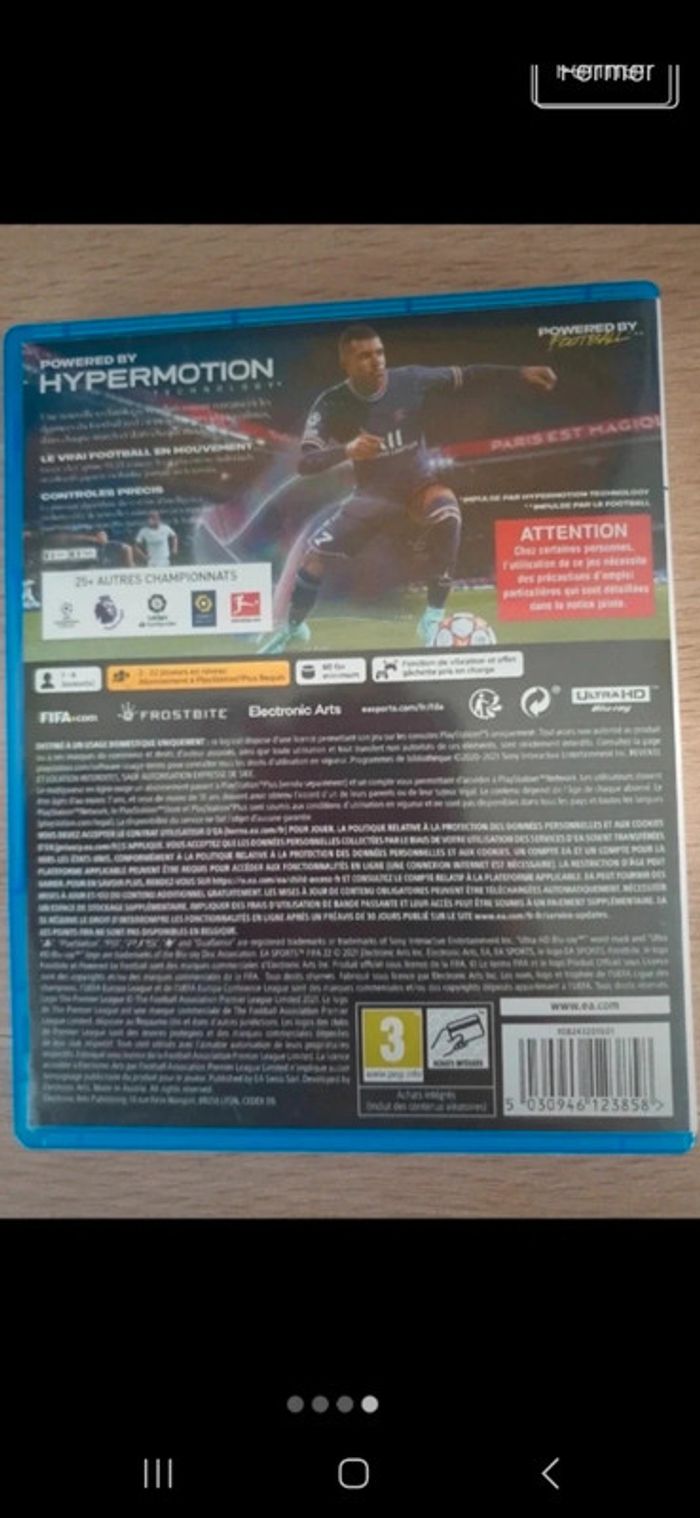 Jeux fifa 2022 ps5 - photo numéro 4