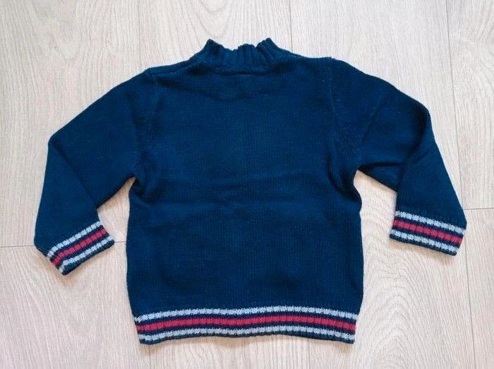 Gilet zippé bleu marine Orchestra 18 mois - photo numéro 3