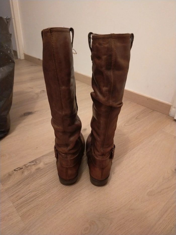 Botte marron avec boucle - photo numéro 4