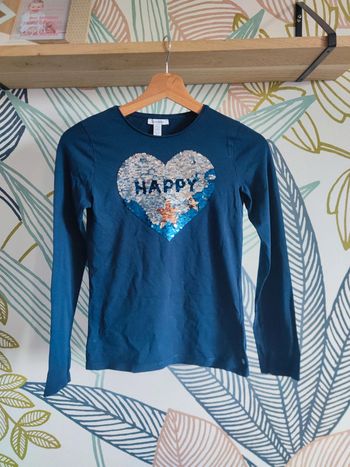 Tee shirt manches longues Okaïdi 12 ans