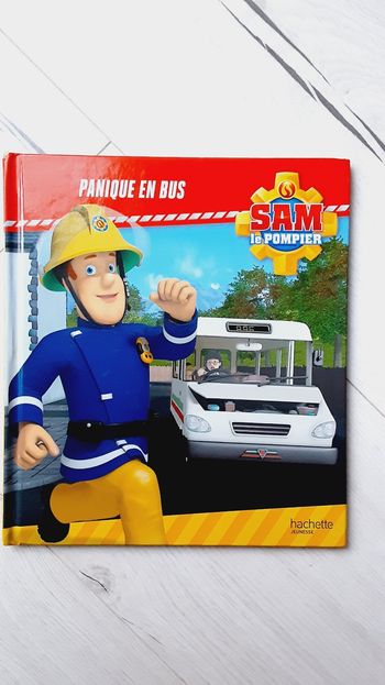 Livre Sam le pompier, Panique en bus