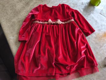 Robe velours fille 3 ans