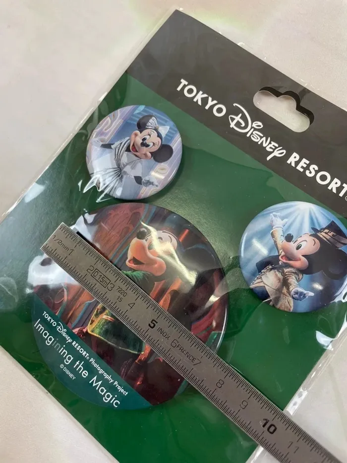 Lot de 3 badges collector Disney - Tokyo Disney Resort - photo numéro 5
