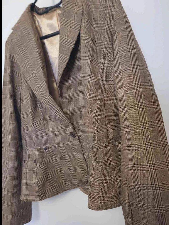 Blazer  dorée  taille  38 - photo numéro 4