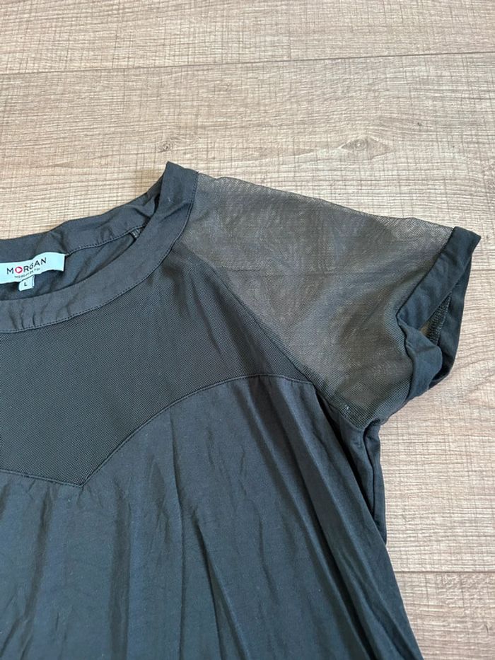 Haut kaki à manches courtes Morgan taille L TBE - photo numéro 13
