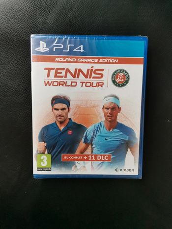 tennis world tour Roland garros edition ps4 neuf sous blister