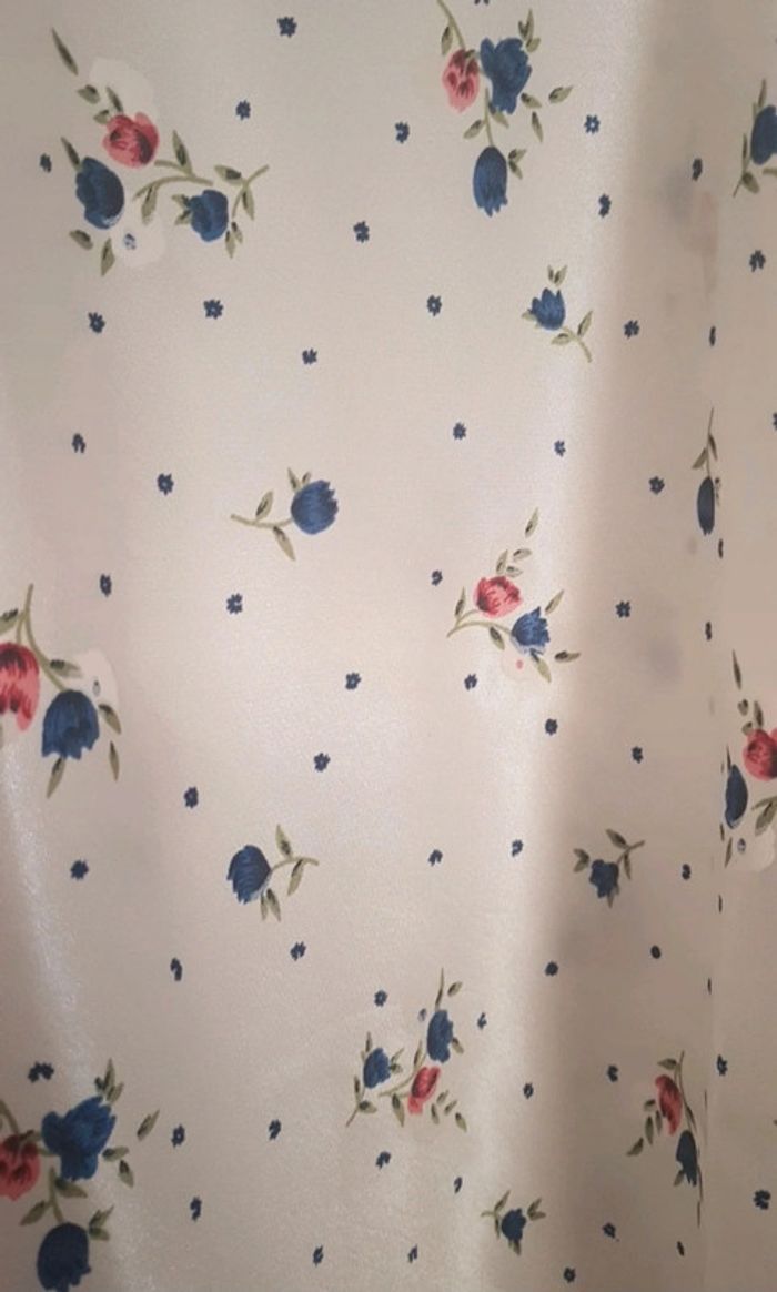 Nuisette blanche à fleurs à bretelles réglables - photo numéro 7