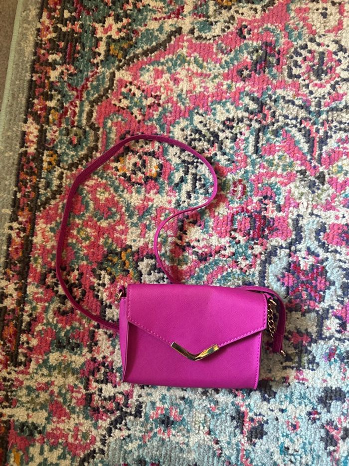 Petit sac bandoulière rose