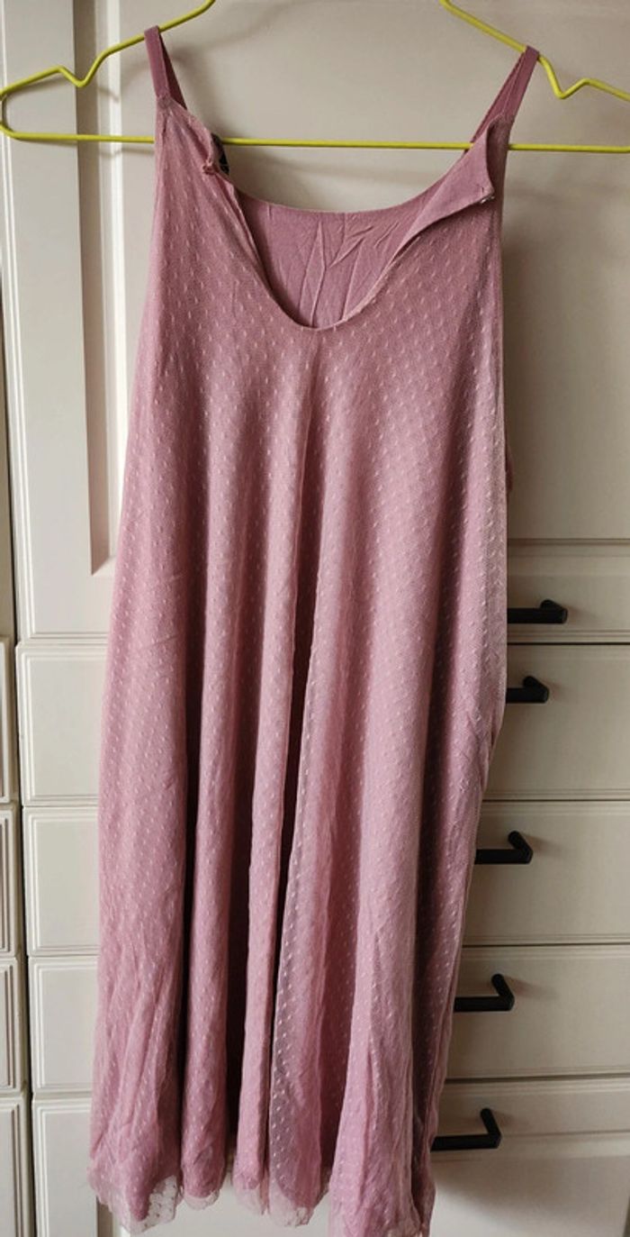 Robe avec bretelles en tulle - photo numéro 4