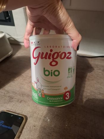 Lait guigoz bio