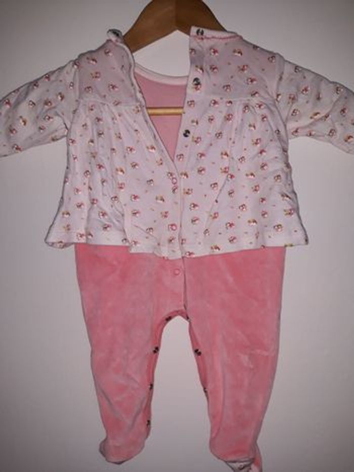 Pyjama petit bateau 6 mois fille - photo numéro 2