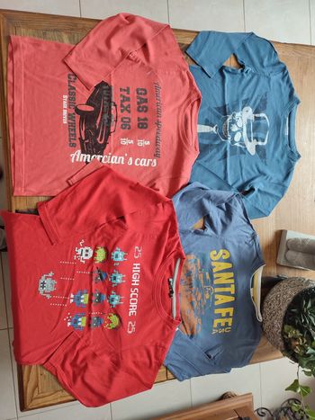 Lot de 4 t-shirts manches longues