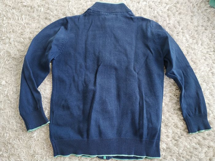 Gilet zippé bleu Vertbaudet 5 ans - photo numéro 3