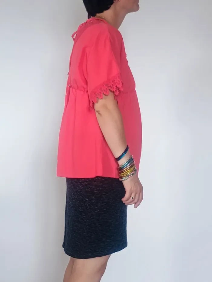 Top fuchsia neuf - photo numéro 2