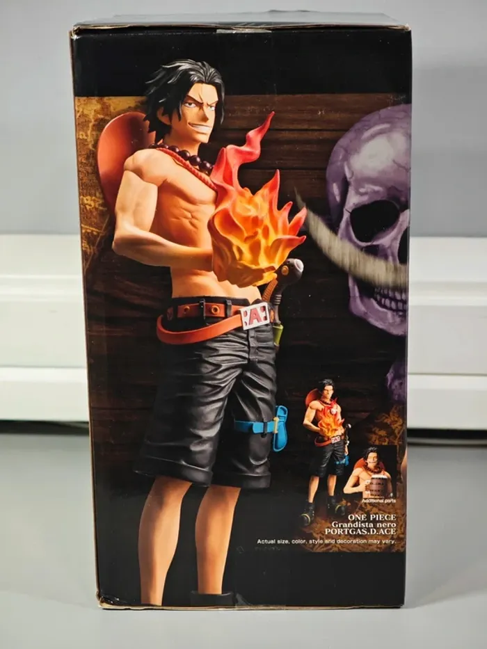 Figurine One Piece : Portgas D Ace Grandista Nero Banpresto 29cm avec boîte - photo numéro 12