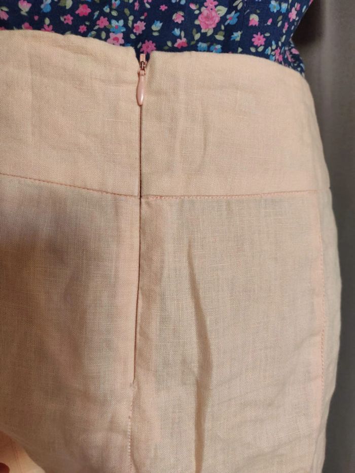 Jupe droite Jacqueline Riu rose saumon - photo numéro 4