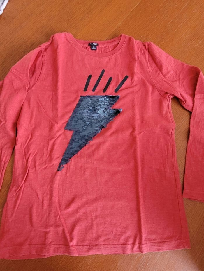Tee-shirt manches longues Kiabi 12 ans - photo numéro 2