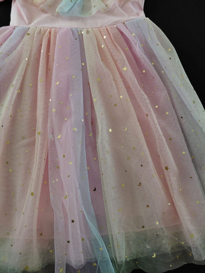 Déguisement licorne rose + aile + baguette + serre tête Taille 5-6ans - photo numéro 5