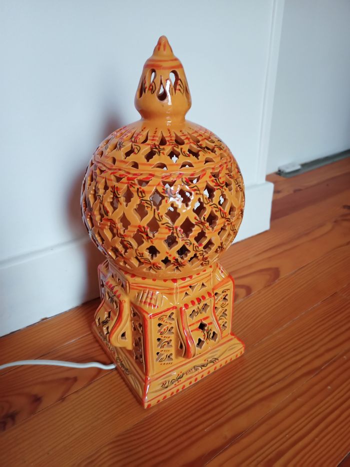 Lampe orientale céramique - photo numéro 2