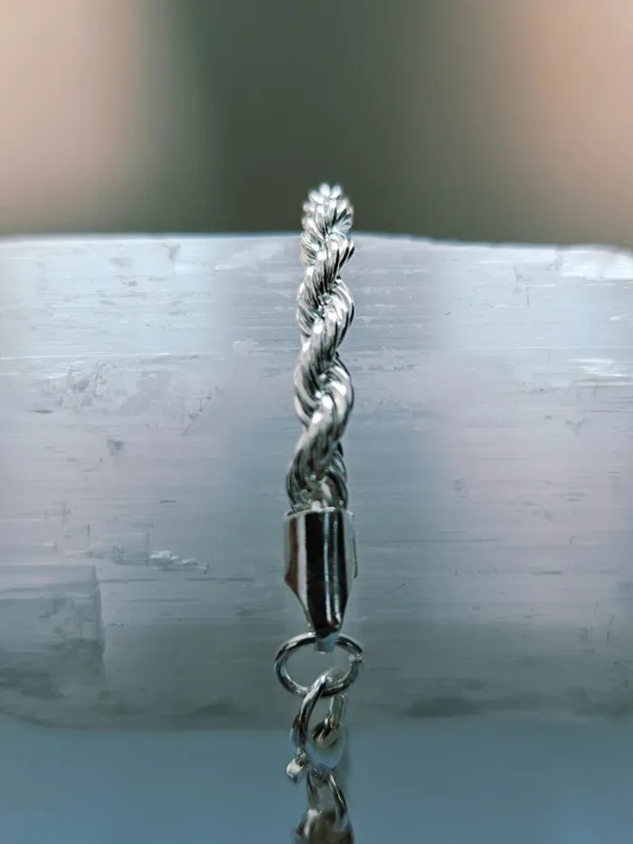 Bracelet acier inoxydable torsadé fin - photo numéro 3