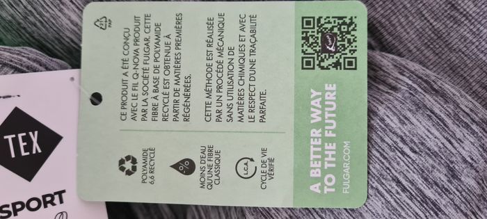 Brassière sport gris chiné - M - Tex Sport - photo numéro 9