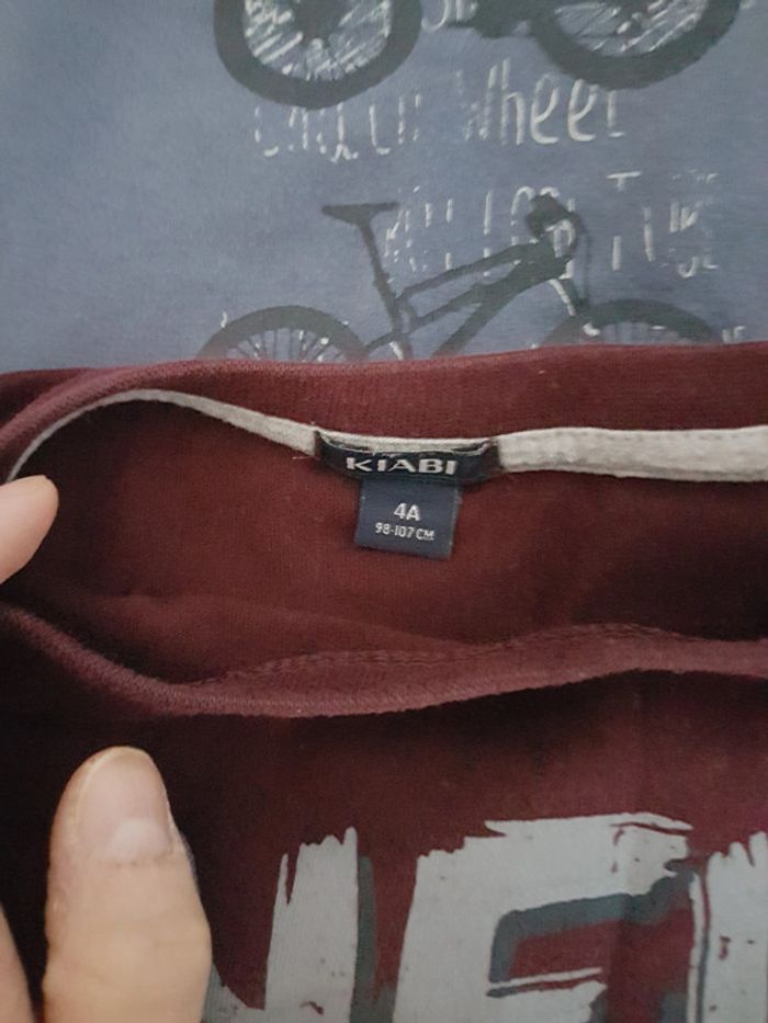 Lot tee-shirt manche longue garçon - photo numéro 2