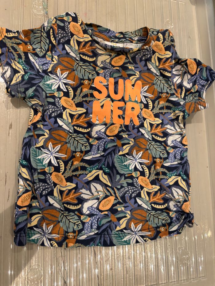 T-shirt fleuri