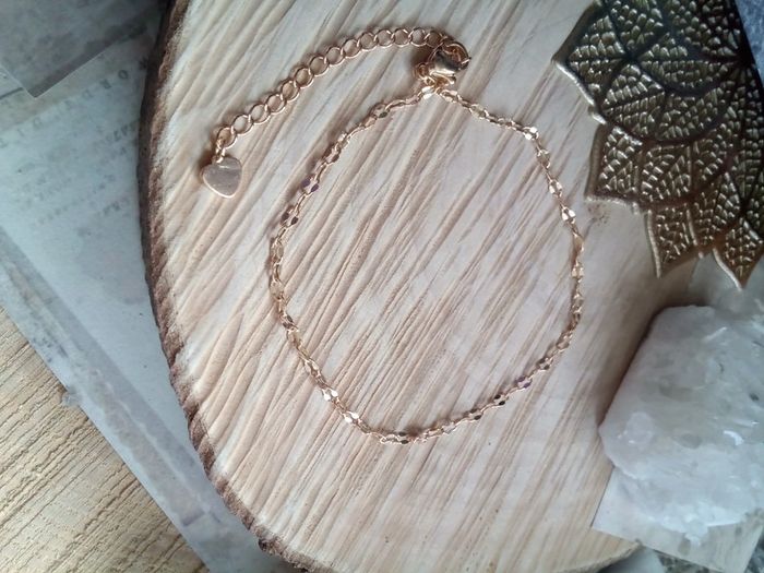 Chaîne de cheville dorée - photo numéro 2