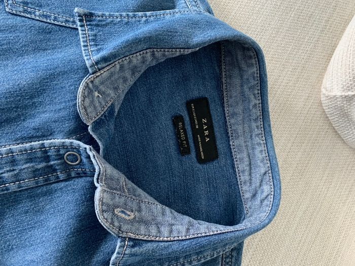 Chemise en jean - Zara - taille S - photo numéro 10