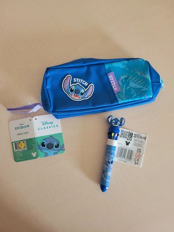 Trousse et stylo Stitch Neuf