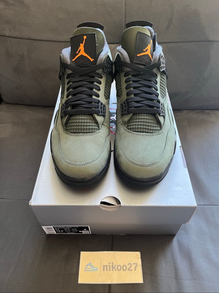 Air Jordan 4 X Undefeated Deep Green 45 - photo numéro 3