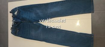 Pantalon jean vertbaudet 12 ans fille