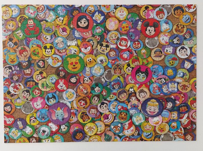 Puzzle 1000 pièces, Impossible puzzle Disney