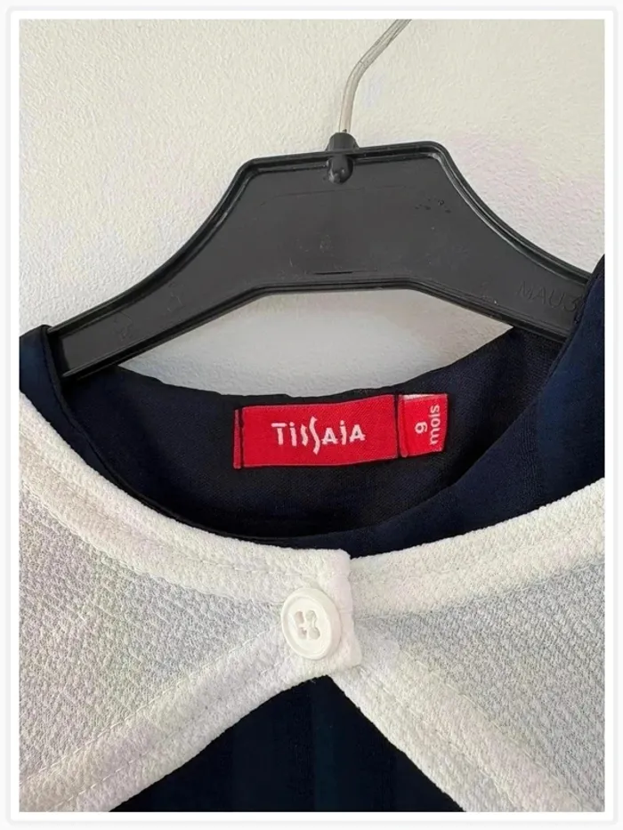 Ensemble robe boléro 9 mois, tissaia - photo numéro 3
